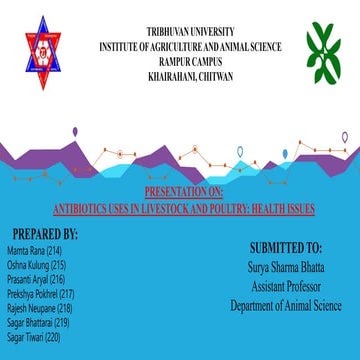 Group-4 Antibiotics uses in Livestock and Poultry Health issues.pptx