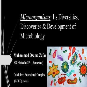 Microbes, diversity, discovery & development
