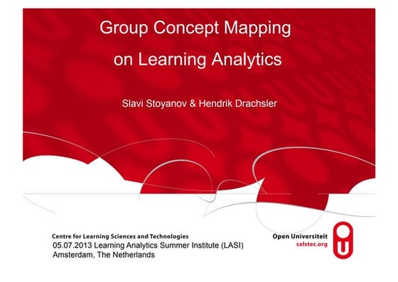 Group Concept Mapping on Learning Analytics