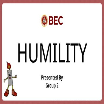 The virtue of humility | PPT