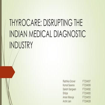 Thyrocare case
