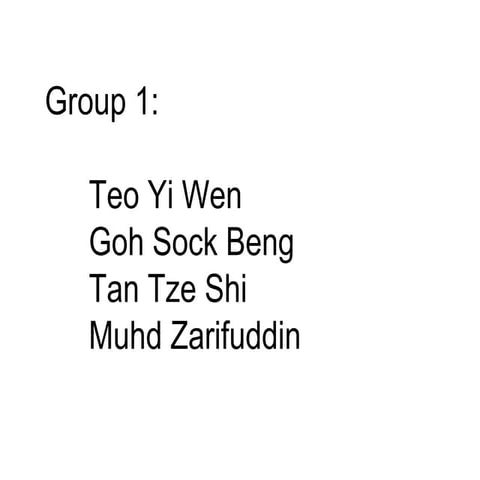 Group 1 | PPT