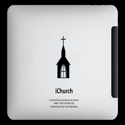 ReEd 3 report-THE CHURCH