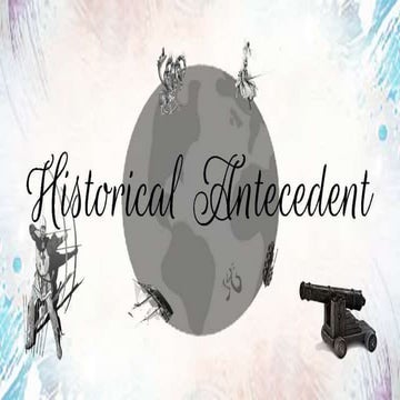 historical antecedent