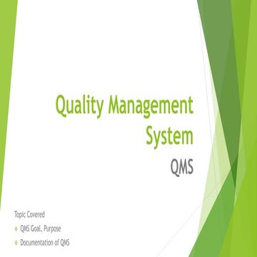 Quality Management System