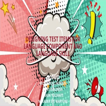 designing test items and education for everyone | PPTX