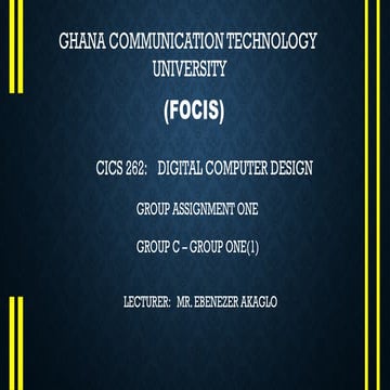 Comprehensive Introduction to Digital Computer Design Concepts and ...