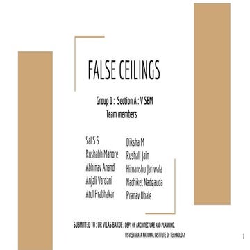 FALSE CEILING