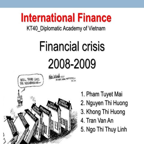 Financial crisis 2008