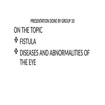Presentation by Group 10 members RGN 111 | PPTX