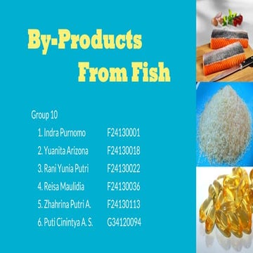 Group 10 (fish by products)