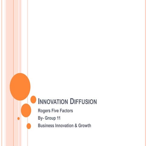 BIG,Innovation Diffusion,Rogers Five factors