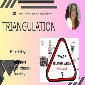 What is Triangulations in Qualitative Research?