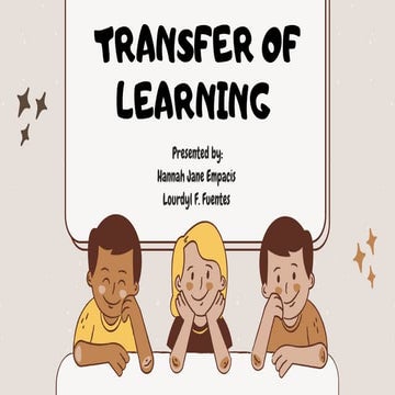 Group 12 - Transfer of Learning (Near, Far, Positive, Negative transfers).pdf