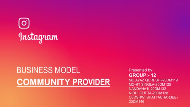 Instagram Business and Revenue Model