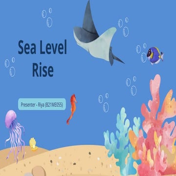 Sea level rise, Climate Change drought conditions | PPTX