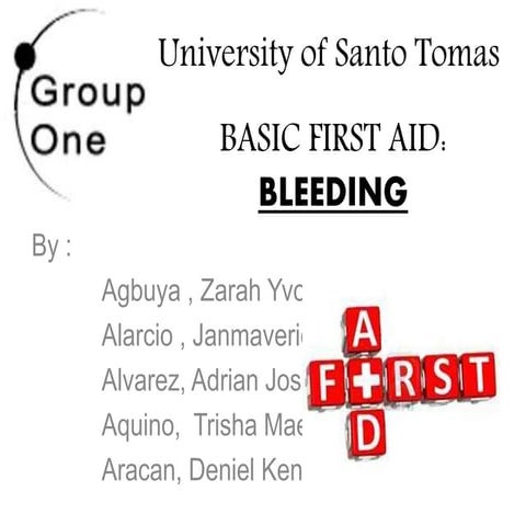 Basic First Aid (Bleeding) 