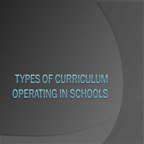 Curriculum Development | PPT