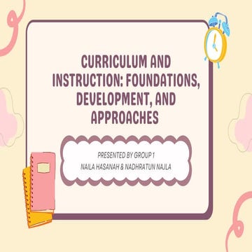 foundations of curriculum | PPTX