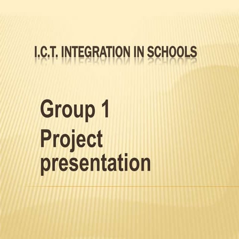 Group 1 ict project