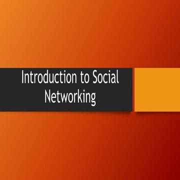 Group 1 Introduction to Social Networking.pptx