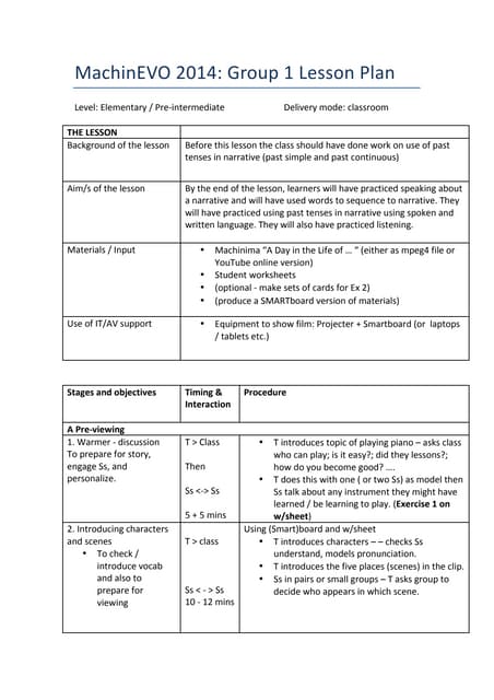 Group1 lesson plan_2014_machinevo