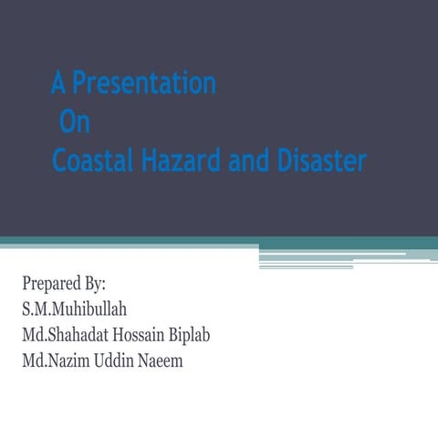 Presentation on Coastal Hazard.pptx