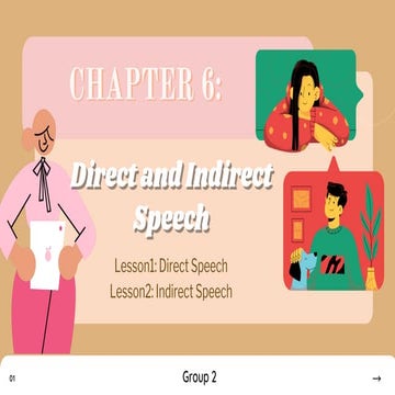 Direct & Indirect Speech