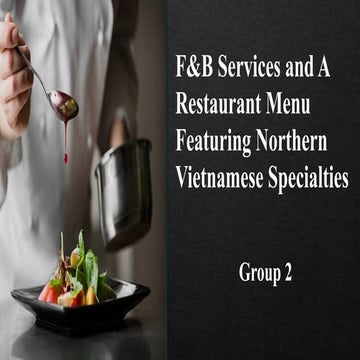 F&B services and a restaurants menu.pptx