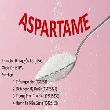 Aspartame