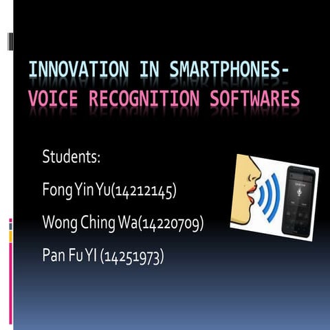 Group 2 -innovation in smartphones-