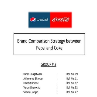 PepsiCo & Coke Comparative Study