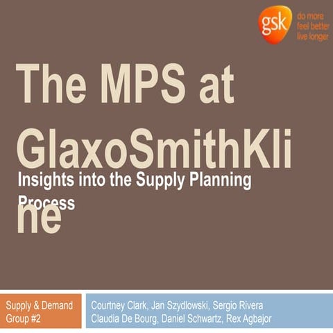 GSK at a Glance | PDF