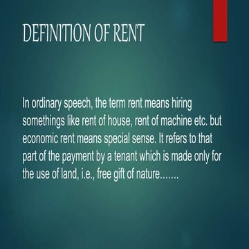 Rent