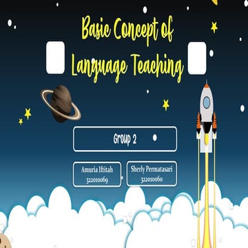 Group 2 English For Young Learner. teori konsep dasar pengajaran bahasa ...