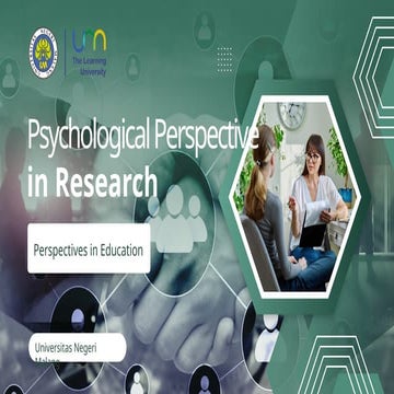 Psychological Perspective in Research g2 | PPTX