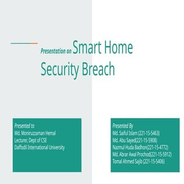 Smart_Home_Security_Breach Iot presentation