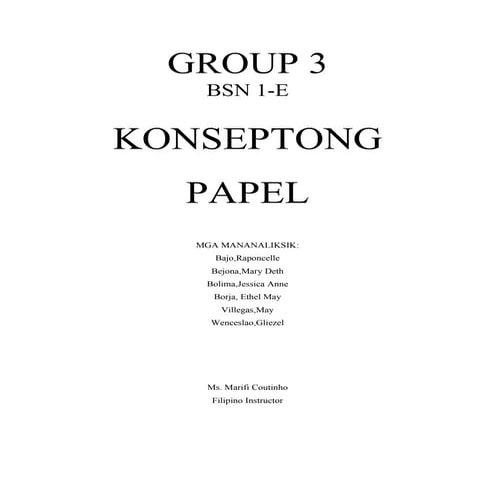 Group 3 | PDF