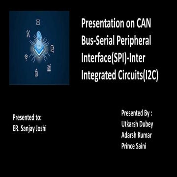 Presentation on connectivity of microcontrollers