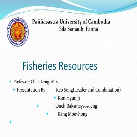 Group 3 fisheries resources