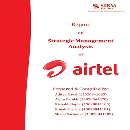 Strategic Management Analysis - Airtel