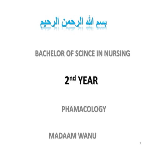Drugs acting on the Respiratory System