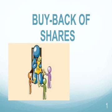  buy back of shares