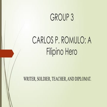 Group 3 CARLOS P.ROMULO.pptx gqahdhutwe4tw