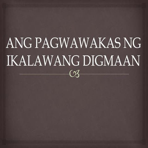 Ikalawang Digmaang Pandaigdig