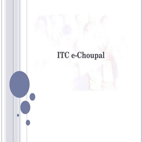 ITC e-choupal final ( CSR )