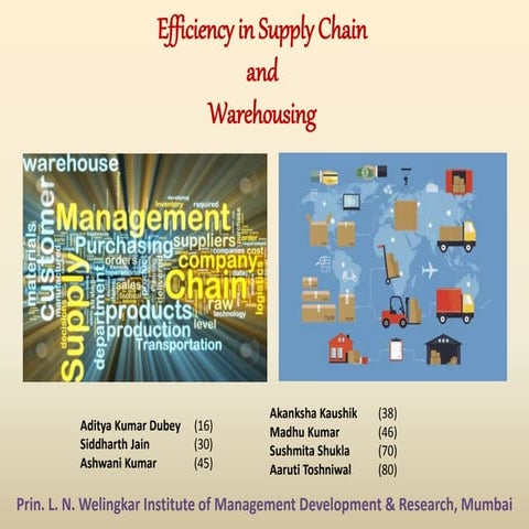  efficiency in supply chain &amp; ware hosing
