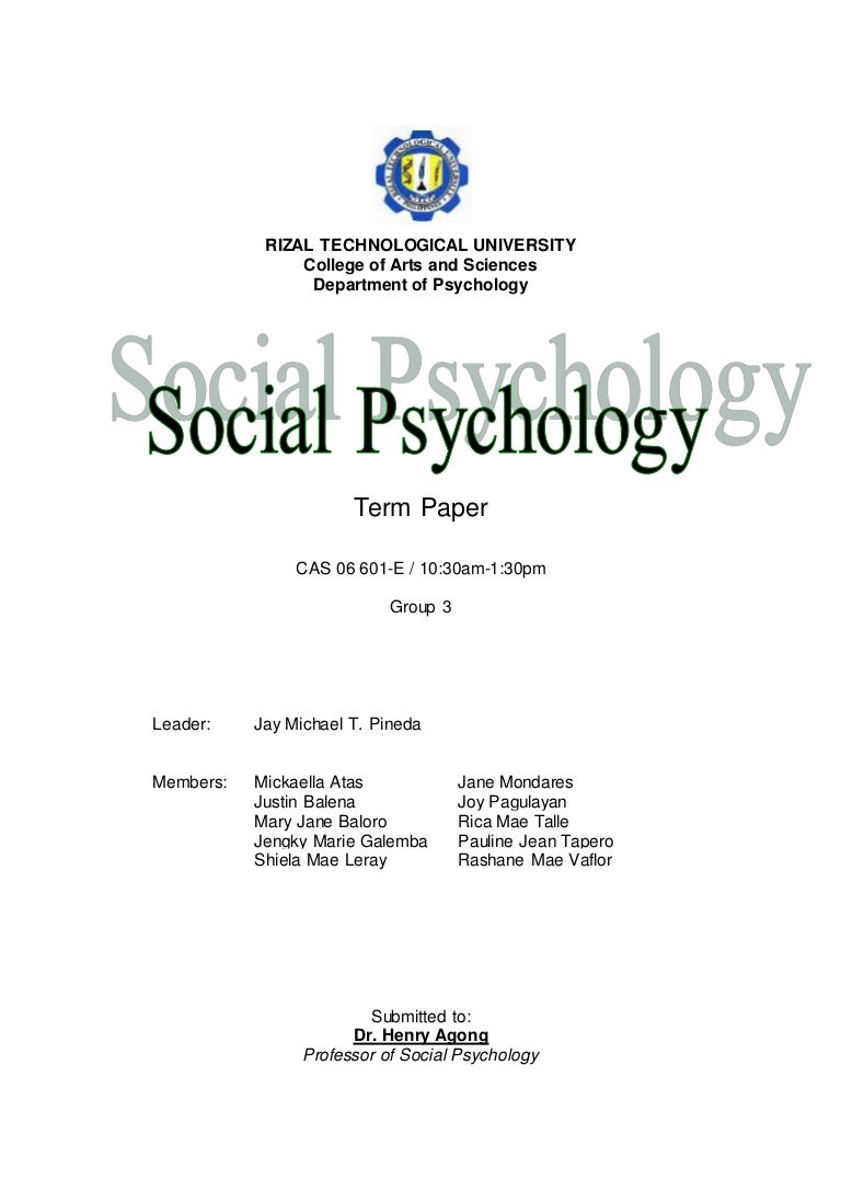 University term paper