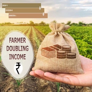Economics doubling farmers income presentation