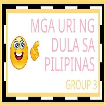 GROUP 3 URI NG DULA (1) sa pilipinas ppt | PPTX
